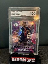 2023-24 Topps Chrome Wonderkids #WK-9 Bradley Barcola RC Paris Saint Germain