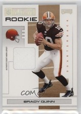 2007 Playoff NFL Playoffs Rookie Silver Materials 3/50 Brady Quinn #104 0qo1