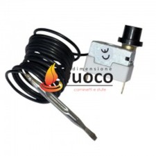 Termostato a riarmo manuale con sonda temperatura codice 4001