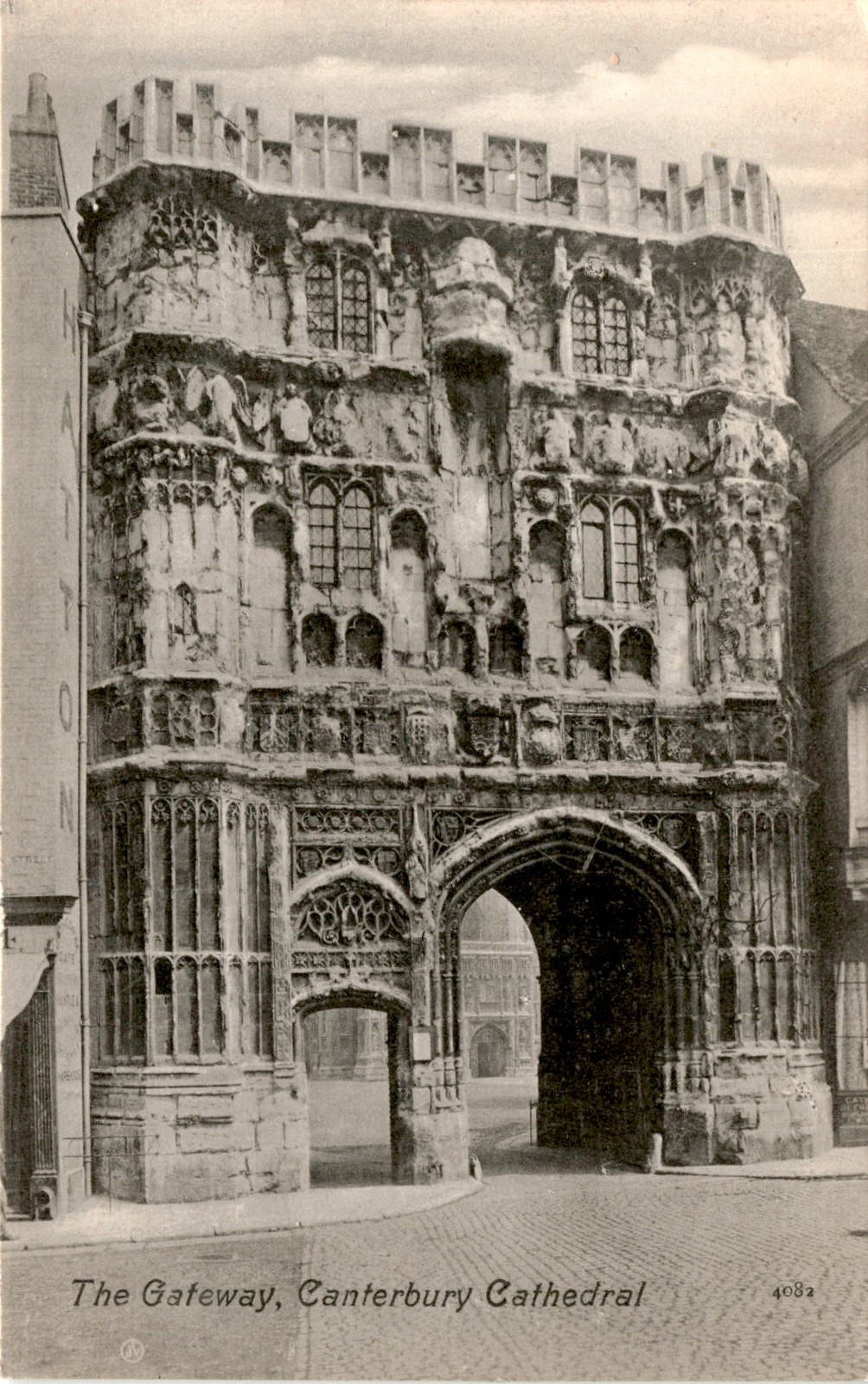 The Gateway, Canterbury Cathedral, Bowler, Canterbury, V. & S. Ltd. Postcard