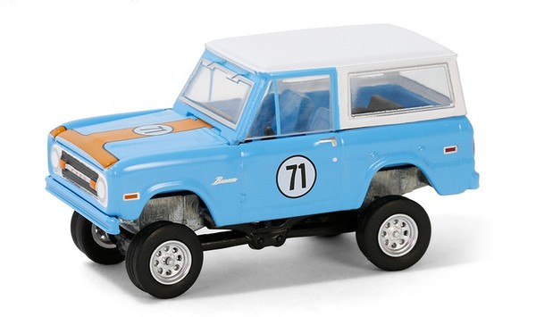 Greenlight - Ford Bronco 1971 Blau Aus Der Barrett Jackson-Serie In Blisterve...-image