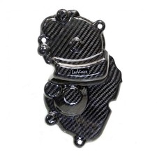 Cache carter allumage carbone Leovince pour moto Kawasaki 600 Zx-6R Ninja 2009 à