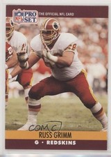 1990 Pro Set Russ Grimm #663 HOF 03rk