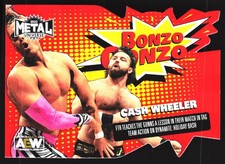 2022 SkyBox Metal Universe AEW #BG-28 Cash Wheeler Bonzo Gonzo