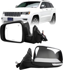 Left Driver Side Mirror 18Pins Compatible with Jeep Grand Cherokee 2014-2021 WK