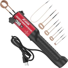 Handheld Magnetic Induction Heater 1300W 110V Bolt Removal w/ 5 Coils *NEW*