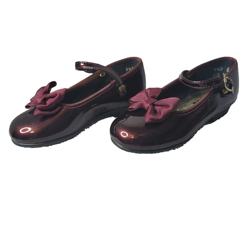 Step & Stride Girls Mary Jane Size 2½ Burgundy New With Box
