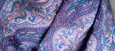 Vintage PAISLEY  Liberty  VARUNA WOOL 3 metres - 138 cm wide