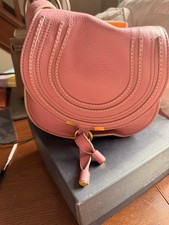 Authentic Chloé Marcie Saddle Bag Mini BNWT IN BOX In “velvet Mauve” Colour