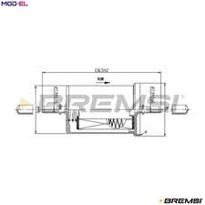 FUEL FILTER FE0061 FOR RENAULT SCÉNIC/GRAND/III/MPV LOGAN TRAFIC/Van/Bus CLIO