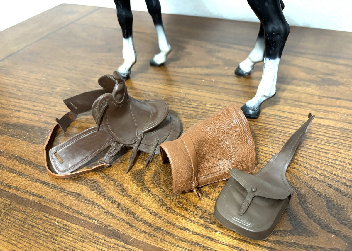 Vintage Marx Thunderbolt 1960's Best of the West Horse Black
