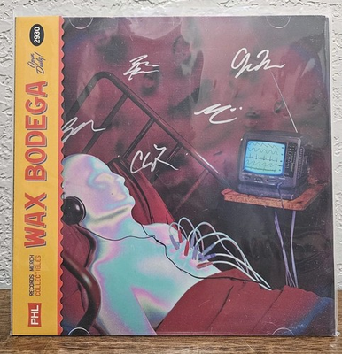 #ad HOT MULLIGAN The Sound A Body Makes When It#x27;s Still SIGNED Vinyl Cover Jacket $84.95