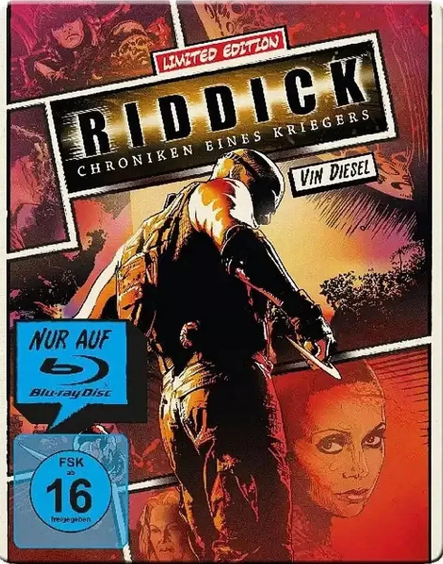 Riddick Chroniken eines Kriegers (Blu-ray, 2004) Limited Steelbook [NEU OVP] - Bild 1 von 1