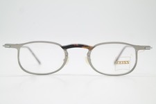 Vintage Glasses Zeiss 5672 8100 Silver Multicolored Oval Eyeglass Frame