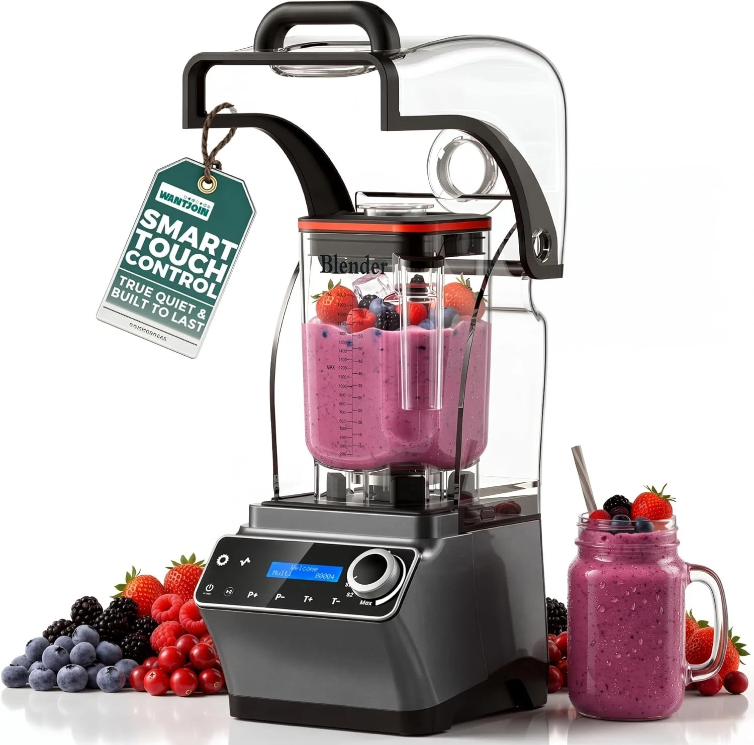 Professional Commercial Blender 2200W Fruit Juicer Smoothie Blender Maker Mixer
Opens in a new windo