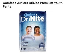 Comfees DriNite Juniors Premium Pullups L/XL 60- 125 Lbs Overnight 13 Per Pack