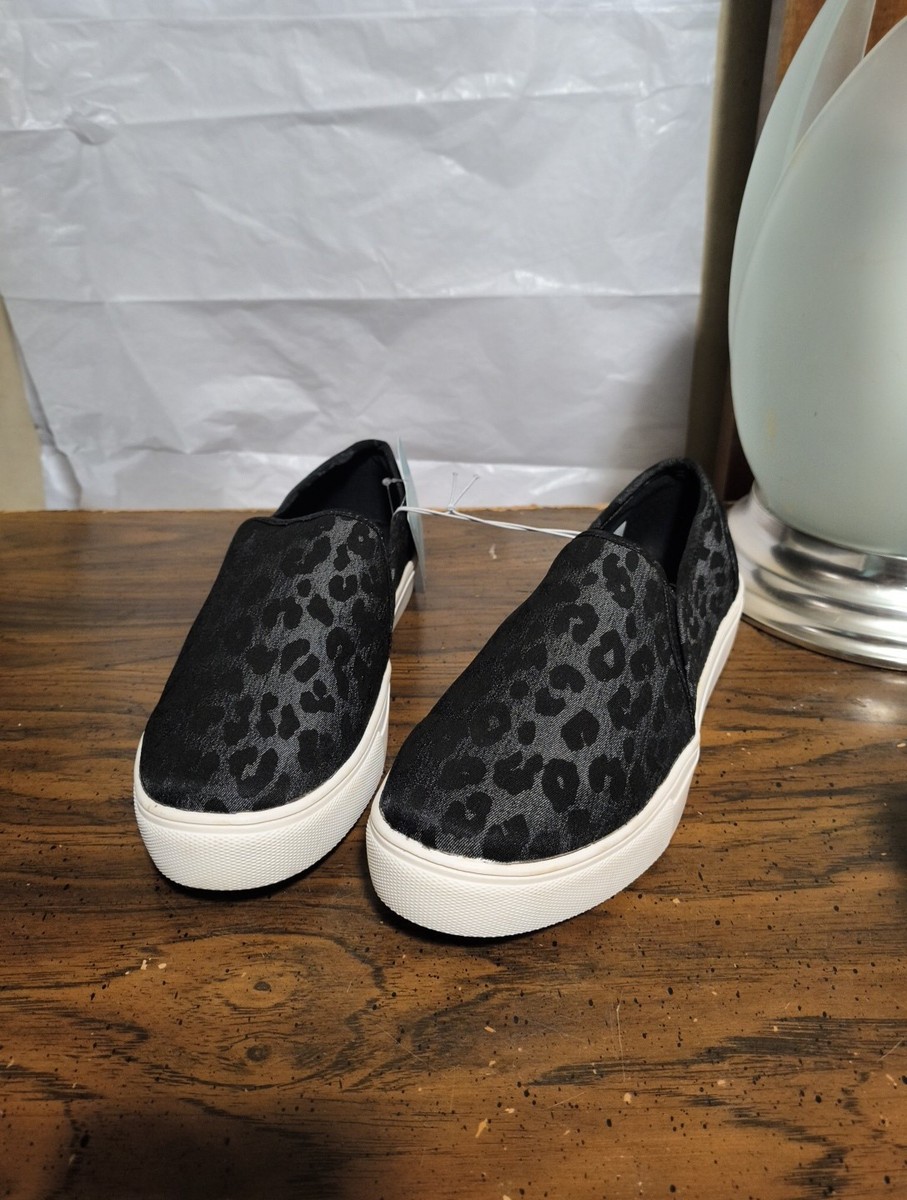 NEW!!! MAGELLAN OUTDOORS BLACK LEOPARD SLIP ON WOMENS SIZE