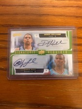 2008-09 UD MVP Chris Paul Deron Williams Signatures Required Dual Auto #SR-PW SP