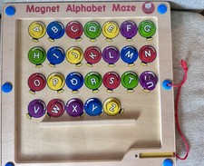 Magnetic Alphabet Maze