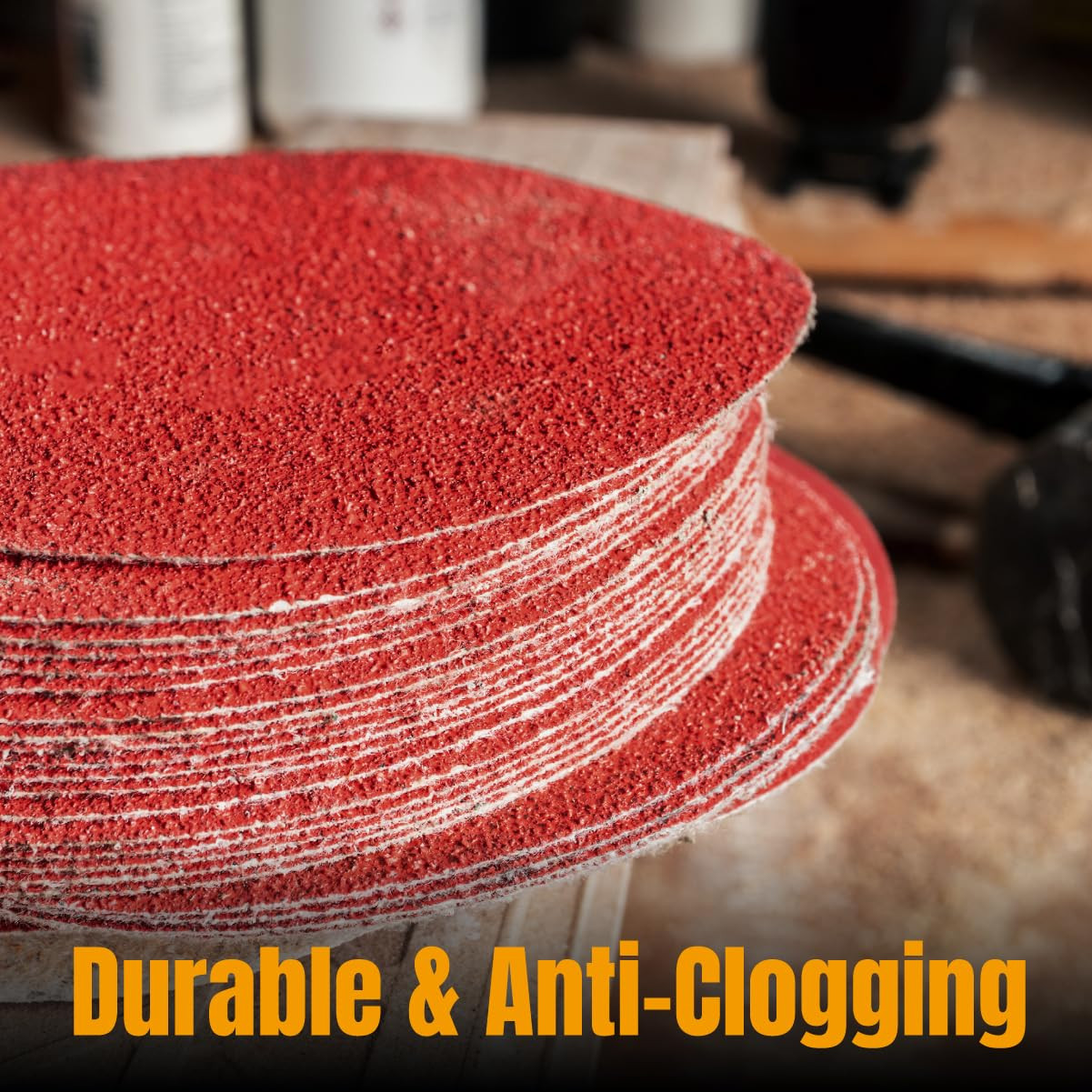 10 PCS 60 Grit 9 Inch PSA Sanding Discs, Self Stick Adhesive Sandpaper, 9" for D