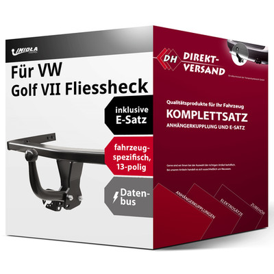 Für Golf VII Typ 5G1 (Imiola Hak-Pol) Anhängerkupplung starr + E-Satz 13pol neu