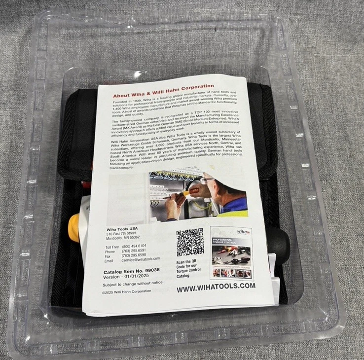 Juego de cuchillas SlimLine aisladas TorqueVario-S Wiha 28789 de 11 piezas (10-50 pulgadas/lbs) Foto 3 de 4