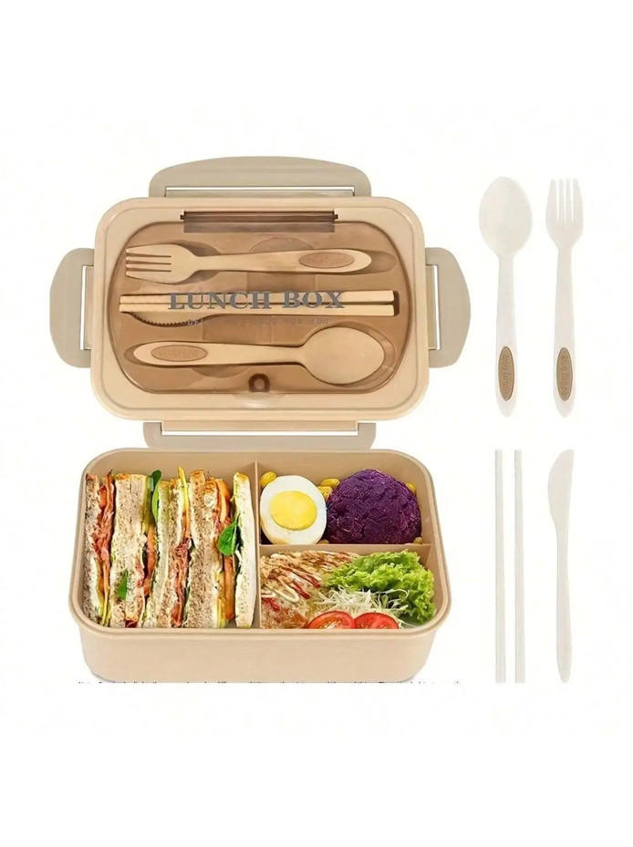 With Fork & Spoon Microwave Safe For Office School
