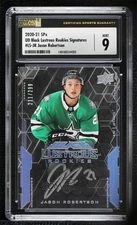 2020 SPx UD Black Lustrous Rookie Signatures Jason Robertson CSG 9 Auto RC 0tc9