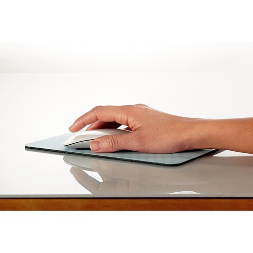 3M Precise Mouse Pad Nonskid Back 9 x 8 Gray/Bitmap MP114BSD1 - Picture 9 of 9