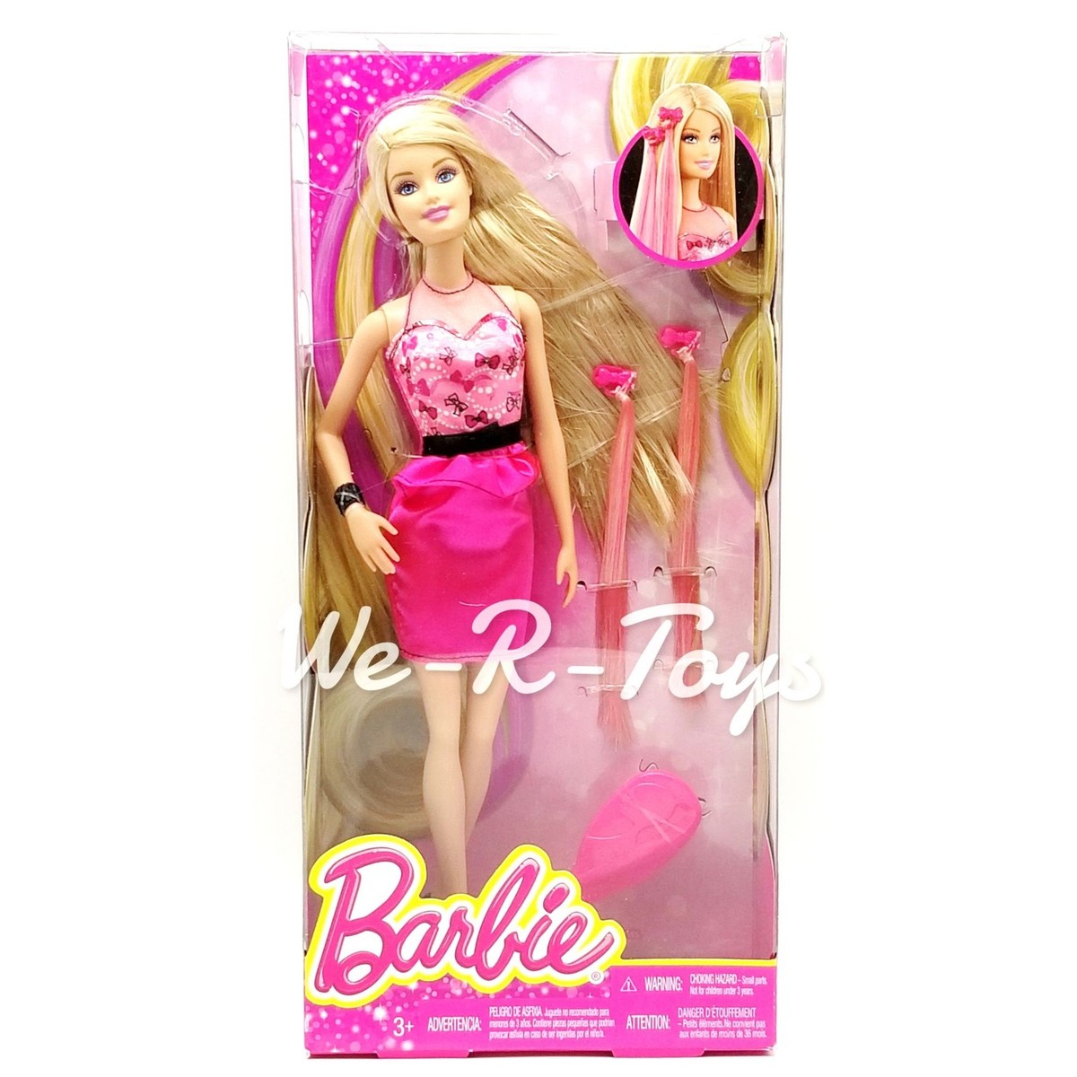 2013 HairTastic Barbie Doll Mattel CBW36 NEW | eBay