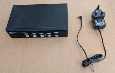Startech 4 Port DVI USB KVM Switch mit Audio und USB 2.0 Hub #SV431DVIUAGB