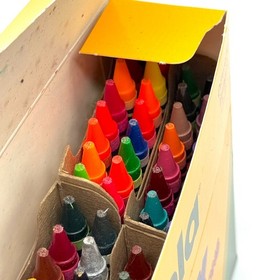 Vintage Crayola Crayons Sega Pico Promo 96 Big Box Open Box Unused 1994 Made USA