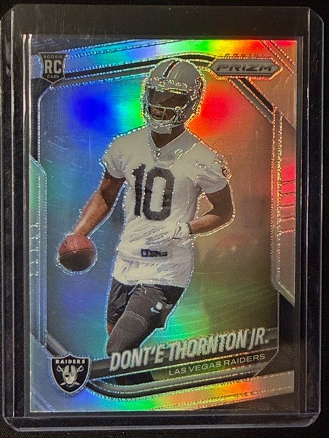 2025 Panini Prizm Football - Dont'e Thornton Jr. #369 Silver Prizm (RC)