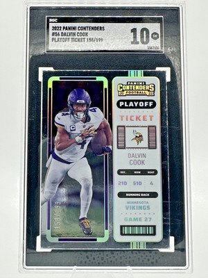 2022 Panini Contenders - Dalvin Cook #56 Playoff Ticket /199