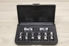 K-D Tools 3/8" Drive SAE 8pc Universal Swivel Flex Socket Set With Case USA
