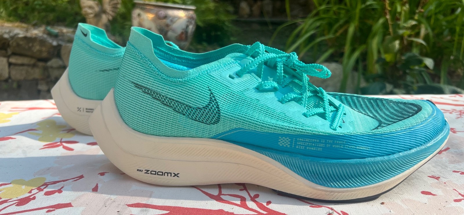 SAOLA Nike ZoomX Vaporfly NEXT% 2 'Aurora Green' CU4111 300 Running Marathon taglia 13