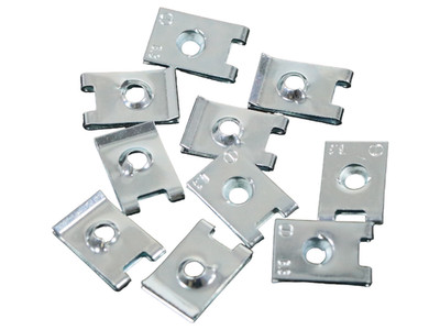 10 x Blechmutter Sicherung mit 3,9 mm Bohrung für BMW E21 E30 E36 E12 E28
