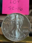 1989 American Silver Eagle Dollar $1 BU 1 Troy Oz .999 Fine Silver Lot SC-16