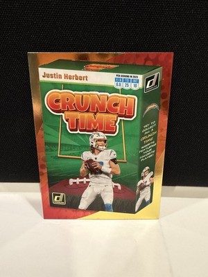 2023 Panini Donruss Crunch Time Justin Herbert #CT-2
