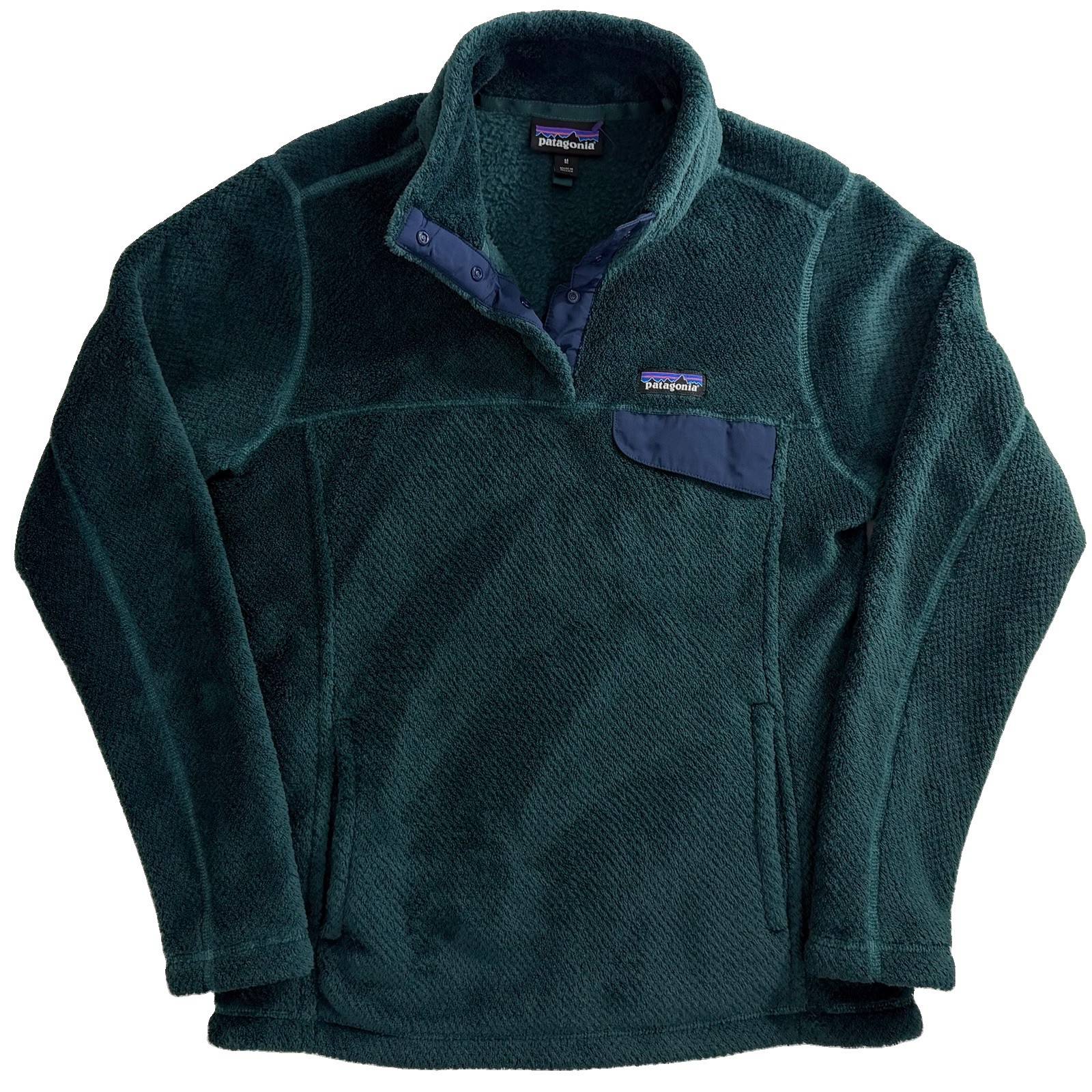 Patagonia Re-Tool  Snap-T Fleece Pullover Teal Green Womens Medium M
