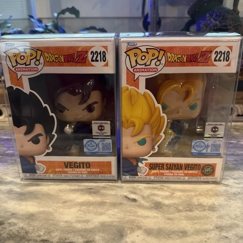 Funko Pop! Dragon Ball Z: Super Saiyan Vegito #2218 Common/Chase Prerelease PR