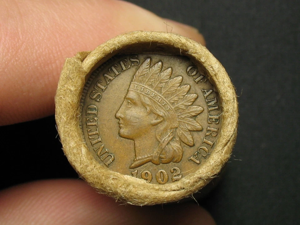 🔥 HALF ROLL 25 COIN SHOTGUN PENNY INDIAN HEAD CENTS UNC. AU+ 1900-1909 LOT 1 - Image 4 of 4