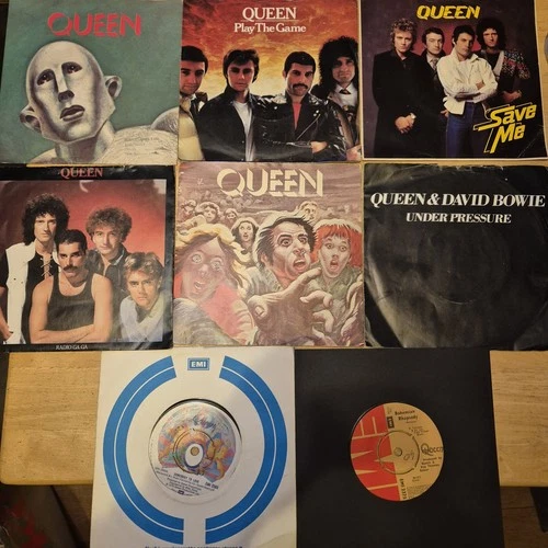 QUEEN - 7” Vinyl Bundle x15 - Bohemian Rhapsody - Killer Queen - Radio Ga Ga