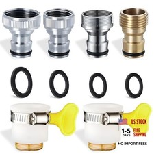 6 pcs Faucet Tap Quick Connector Kit, VEINARDYL 4 Washing Machine Quick