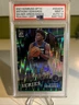 2021 Donruss Optic Anthony Edwards Signature Series Green Shock PSA 9 Auto 10