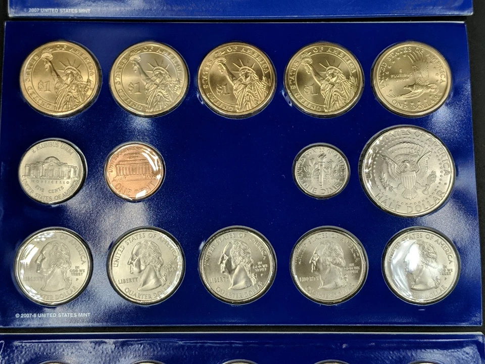 2007-2010 Uncirculated Coin Sets U.S. Mint Lot Of 4, Philadelphia COA In Package - Image 4 of 4