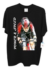 Professional Cyclists Power And Speed Tshirt Sport Cycling