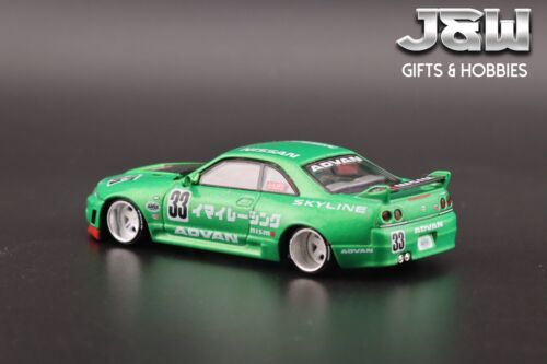 Kaido House x Mini GT Nissan GT-R (R33) Imai Racing V1 – Green #150 1/64 - Picture 4 of 12