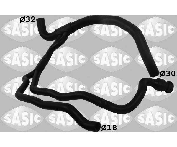 KüHlerschlauch Sasic 3404150 Unten FüR Renault Clio Ii-image