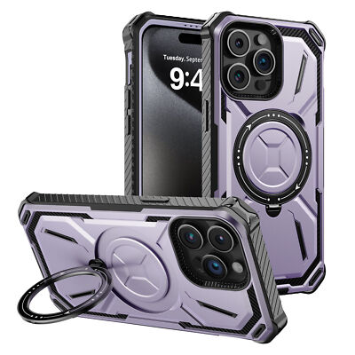 For iPhone 16 Pro Max 15 14 13 12 11 Heavy Duty Defender Case Belt Clip Holster